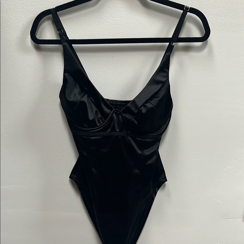Sleek Black Bodysuit